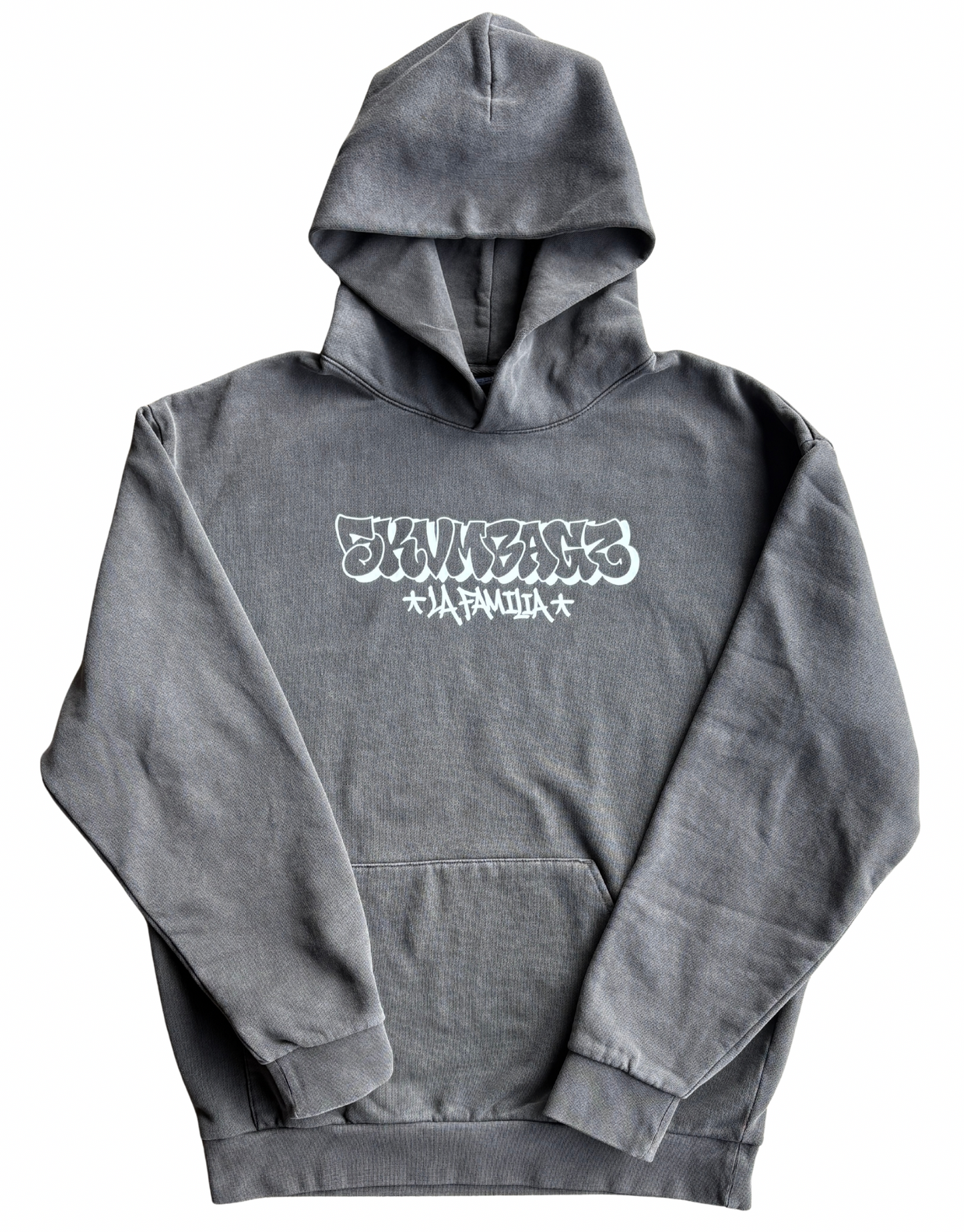Skvmbagz La Familia Graffiti Hoodie - Pigment Black